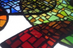 Double Sided - experimenting with mosaic on both sides of the base glass.
