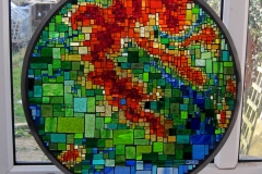 Cullin Hills stained glass mosaiic window