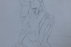 The only chance I've had to draw two models together