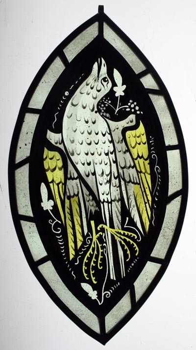Replica medieval bird painting by Muna Zuberi
